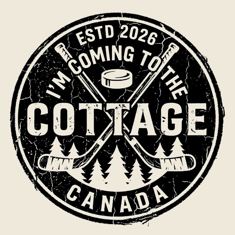Cottage Canada ESTD 2026 Stamp