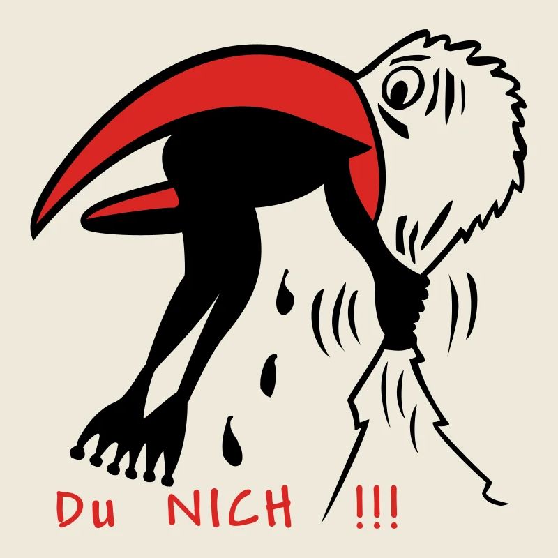 Storch, Frosch Büro