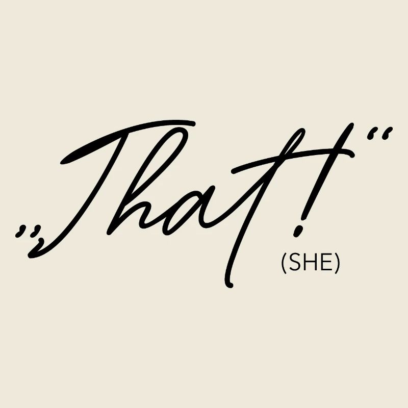 C’est ce qu’elle a dit!