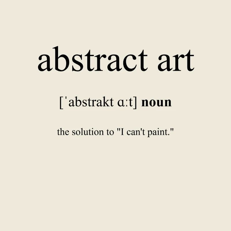 Art abstrait (abstrakte Kunst) Définition