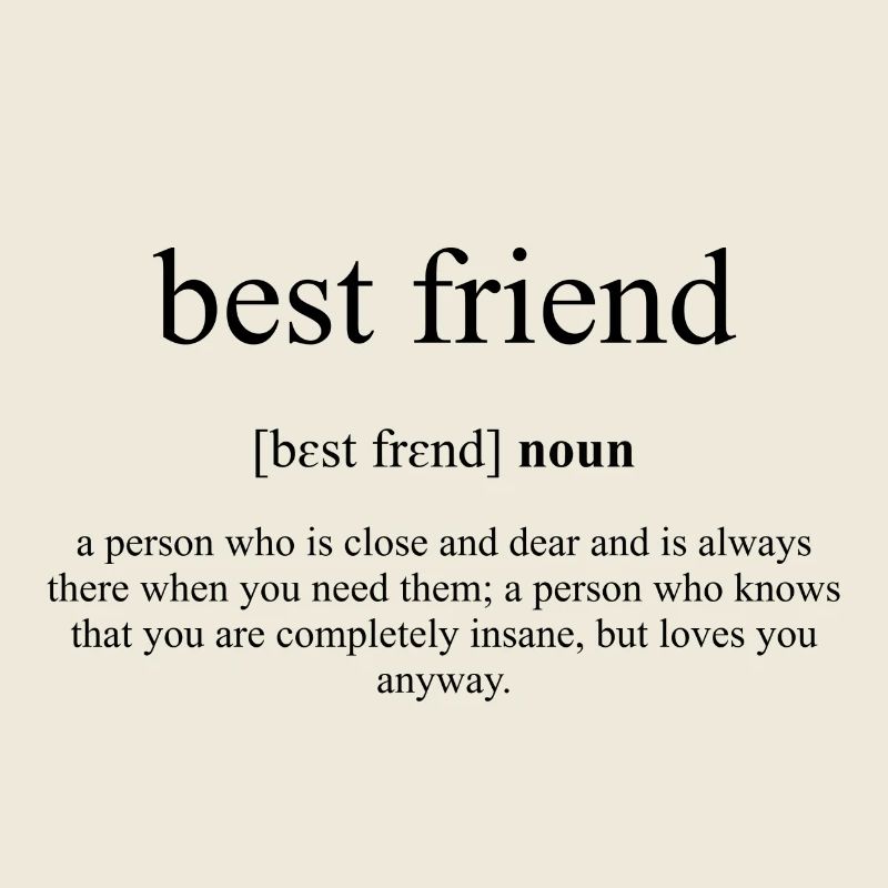 Best Friend Definition Dictionary