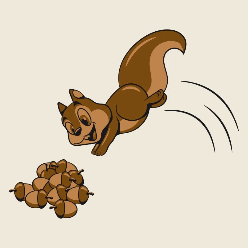 Eichhörnchen nüsse nuss