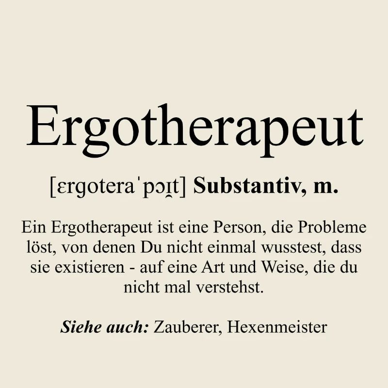 Ergotherapeut Wortdefinition