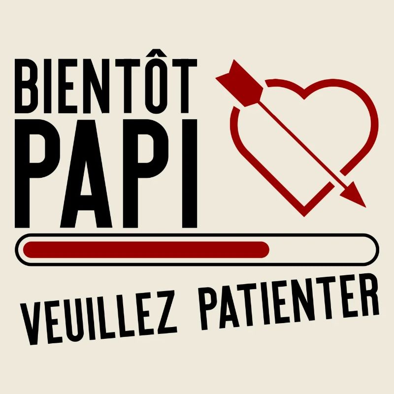 Bientôt papi t-shirt cadeau papy