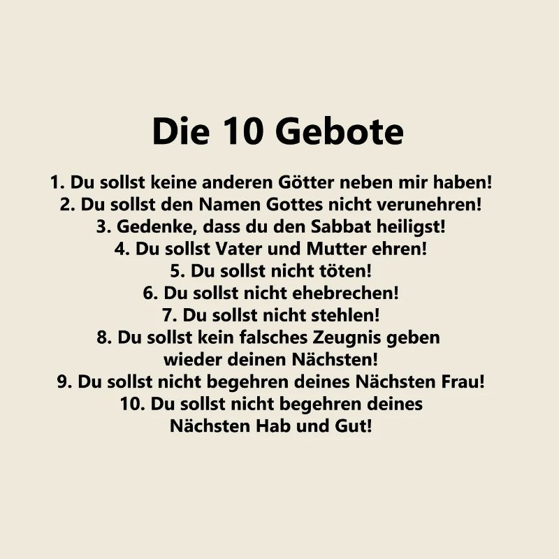 10 Commandments