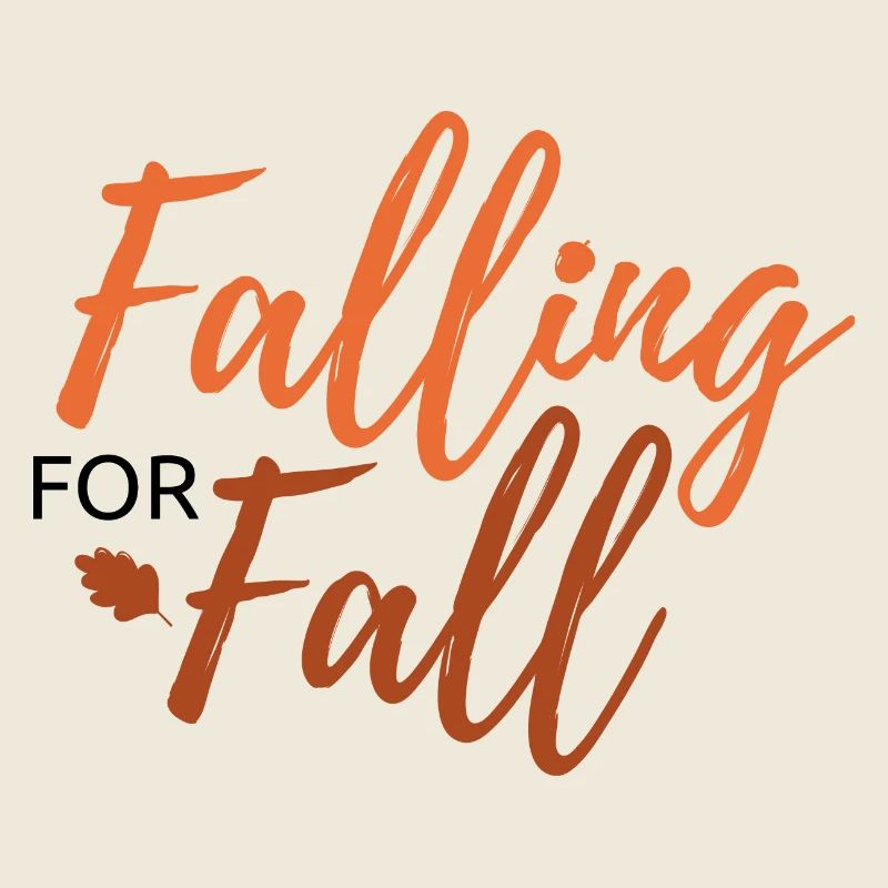 Falling for Fall –Schriftzug
