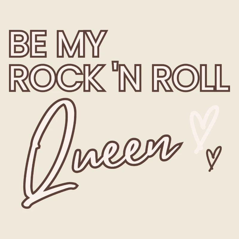 Rock n Roll Queen - cooler Spruch Valentinstag
