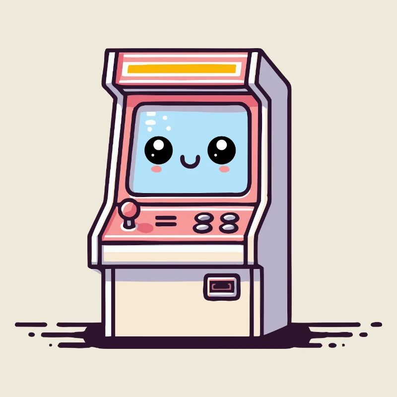 Glücklicher Arcade-Automat