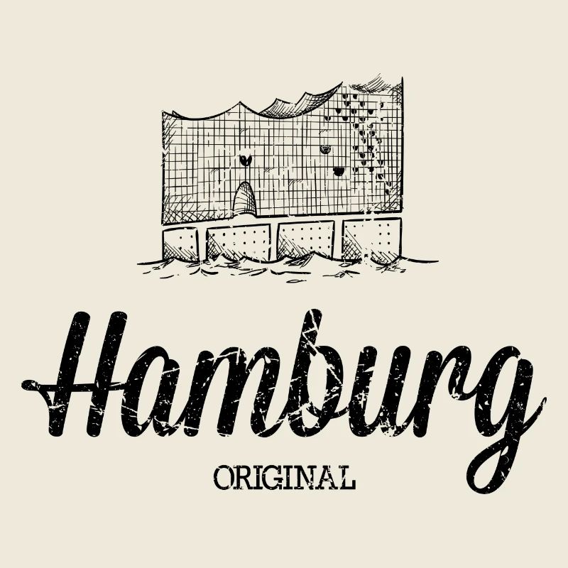 Hambourg original Elbe Philharmonic Hall