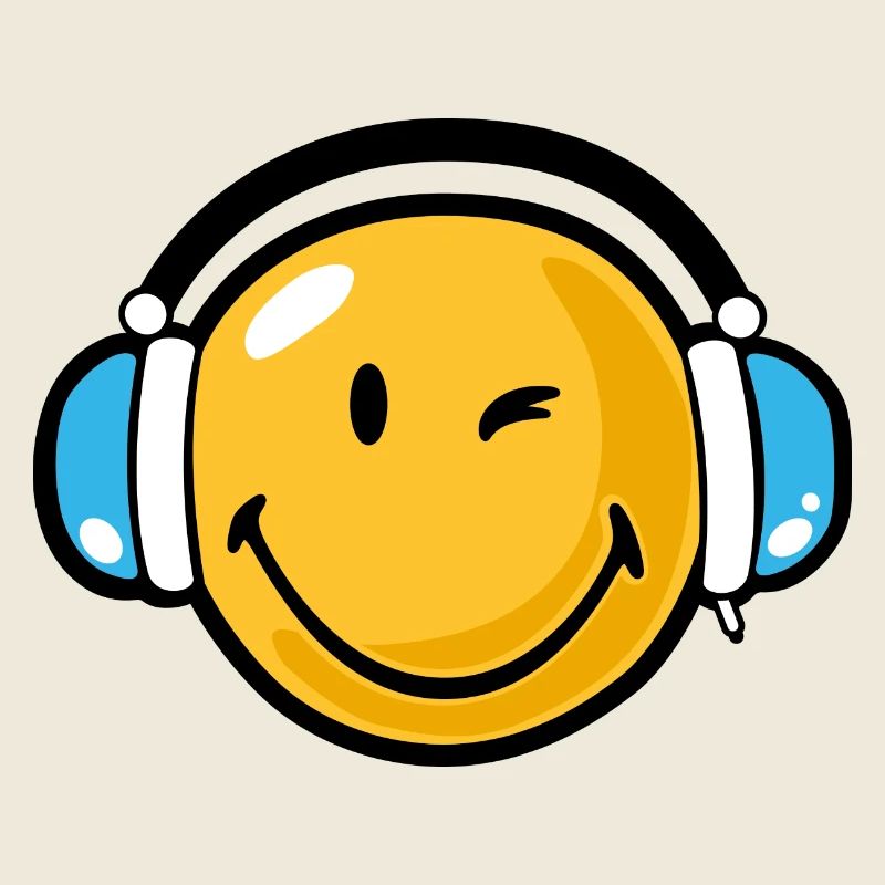 Smiley headphones