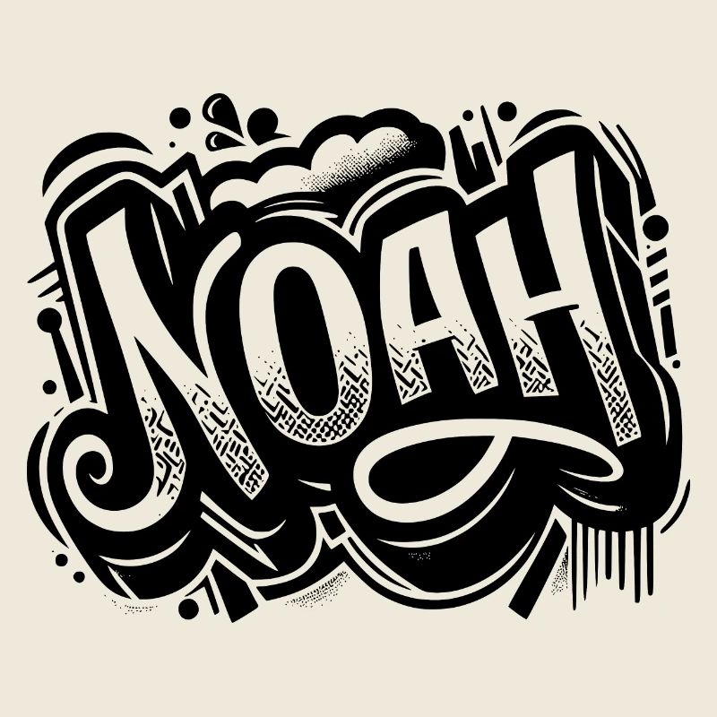 Noah Nom de famille Prénom Graffiti