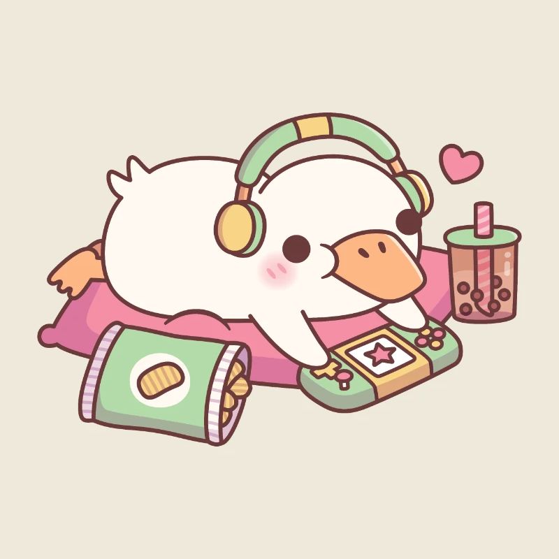 Mignon canard relax gamer