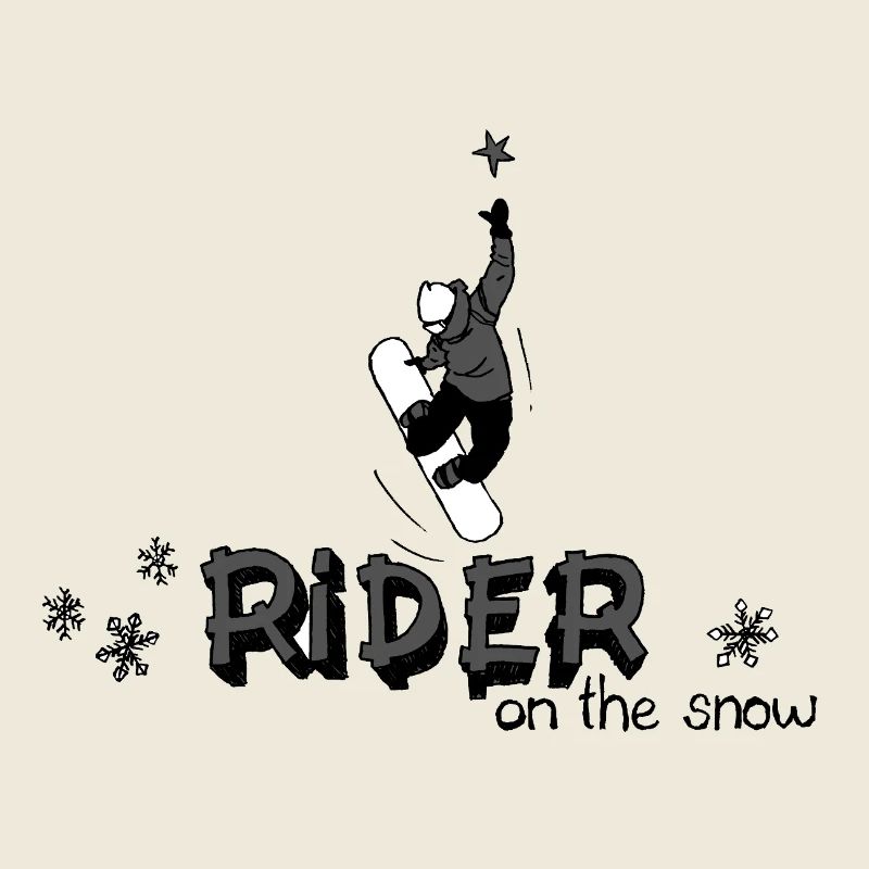 Snowboard auf dem Schnee