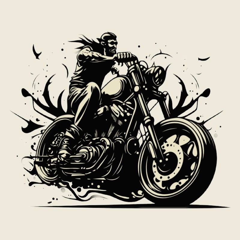 Motorcycle, V2, Retro Motorcycle