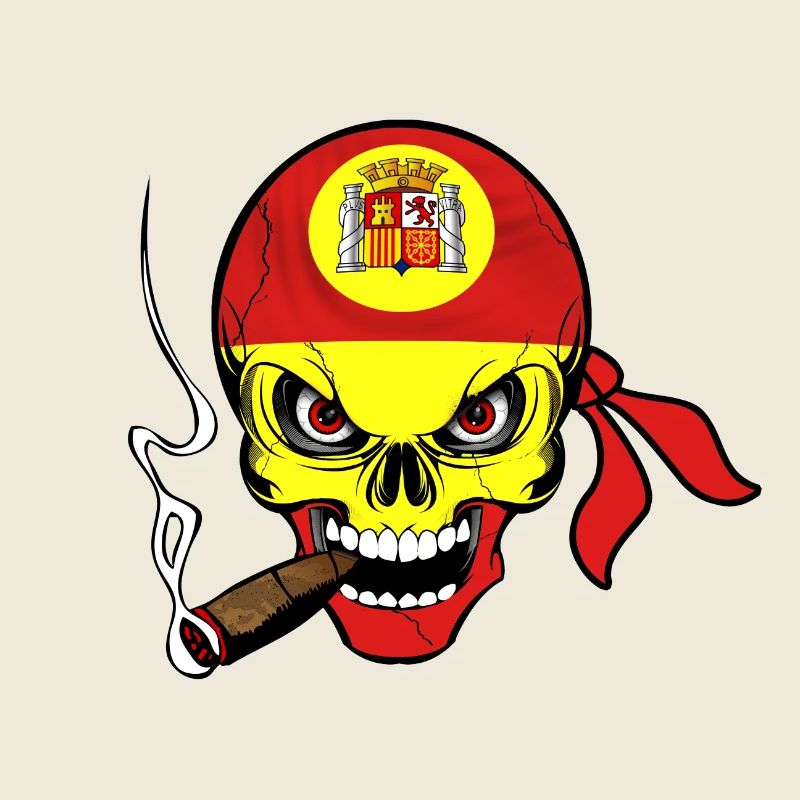 spanien Schädel