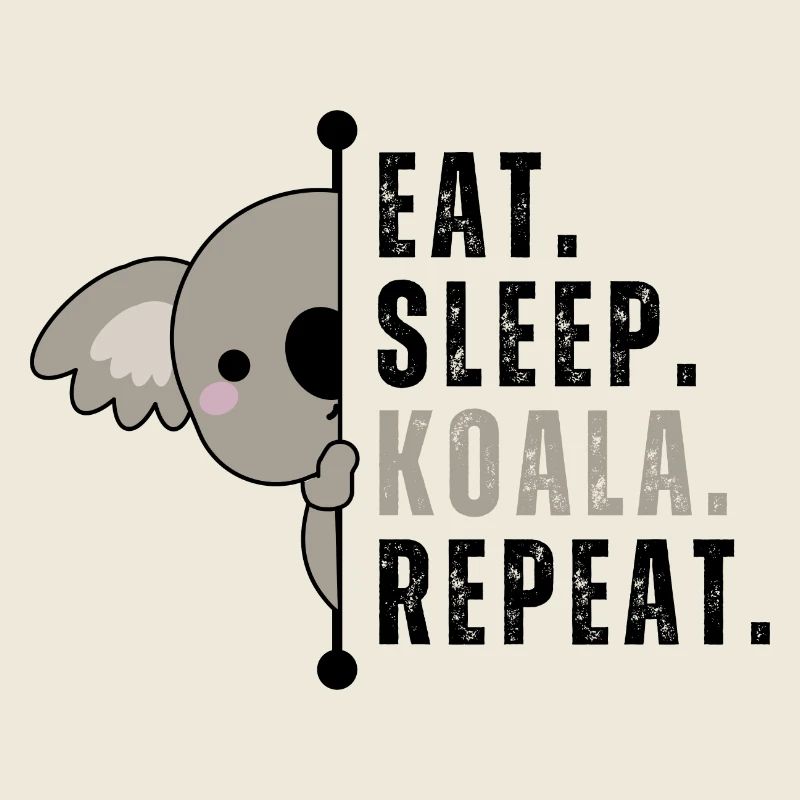 Manger Dormir Koala Répéter