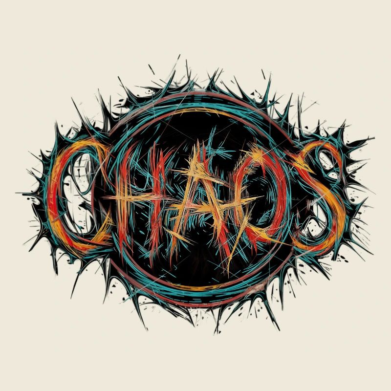 Chaos. Mad Design with Disordered Image