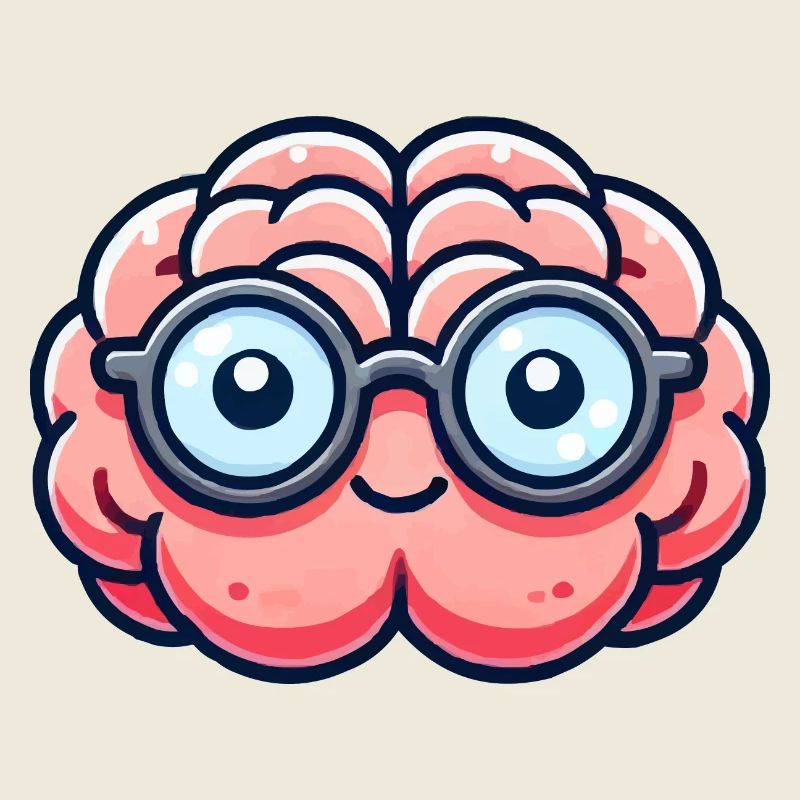 Nerd de la bande dessinée cérébrale