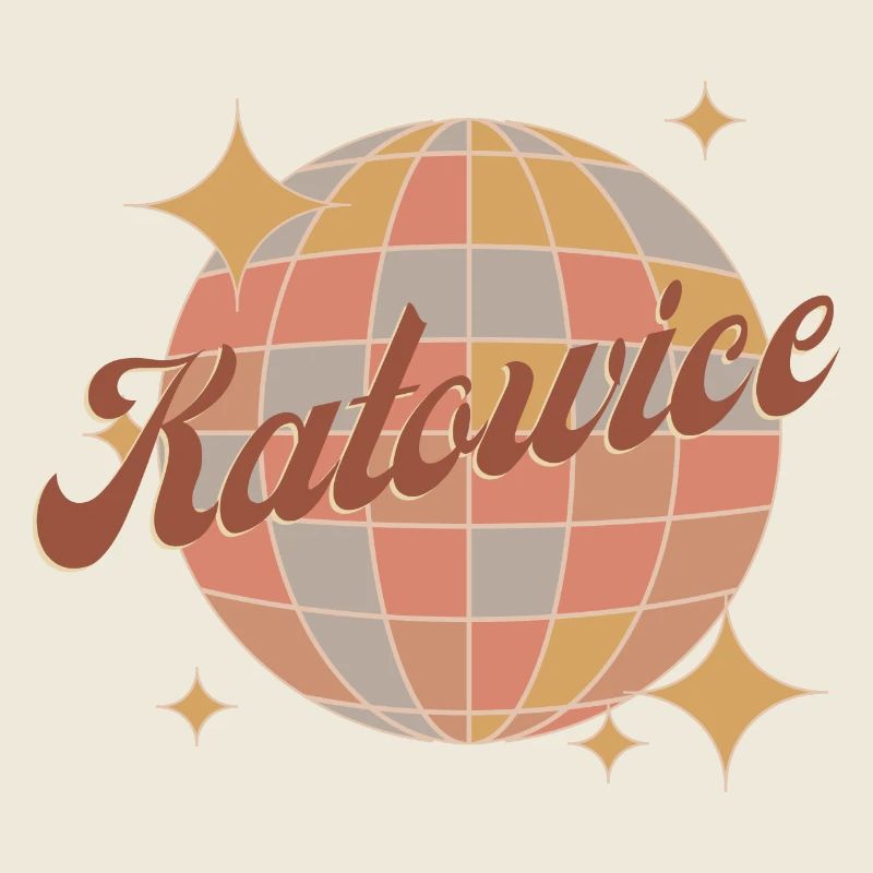 Katowice Katowice Poland Retro Vintage Design