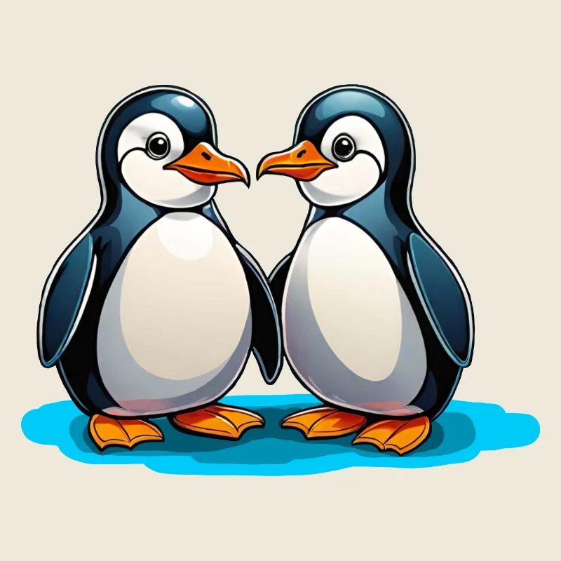 Deux pingouins