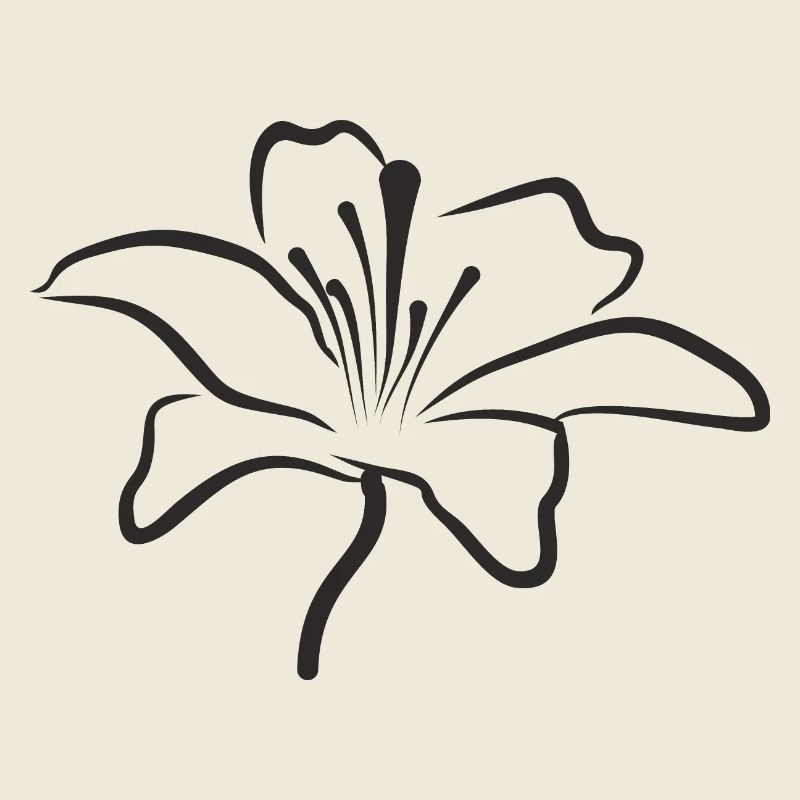 Bloomyvitae - Blüte - schwarz