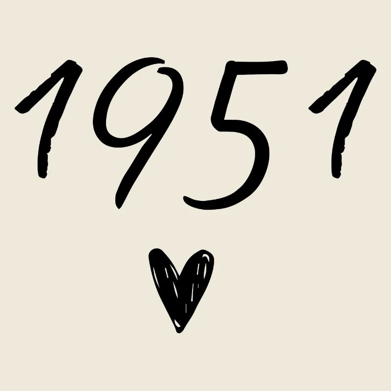1951 coeur anniversaire