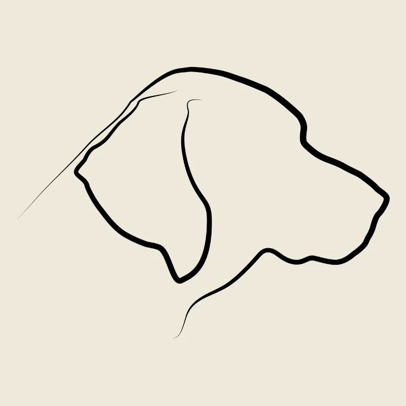 Labrador silhouette