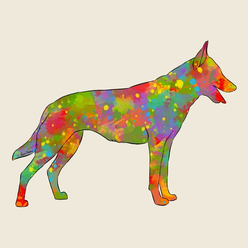 Belgian Shepherd Malinois Multicolored