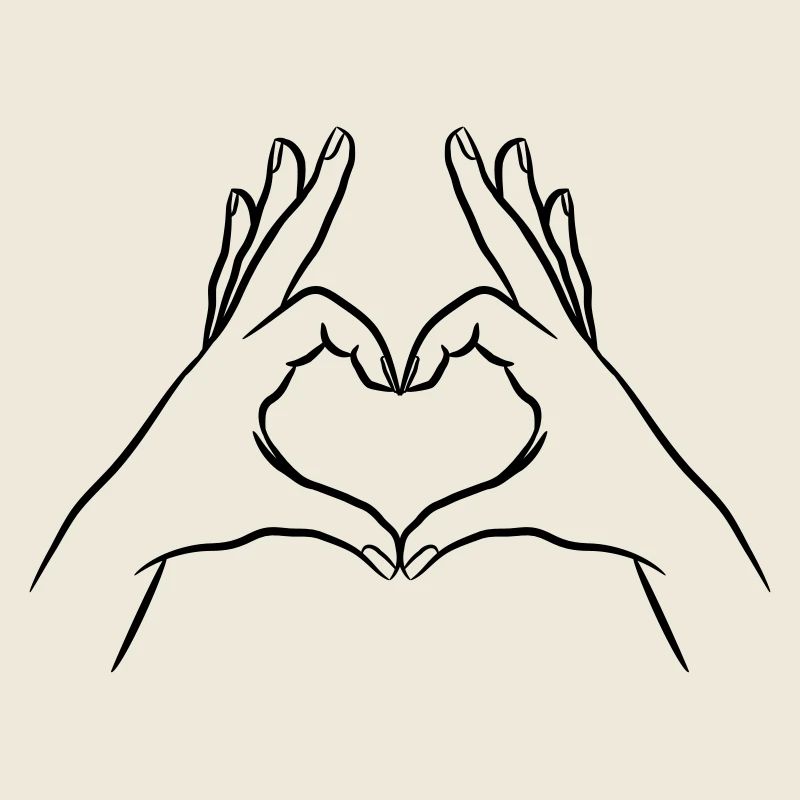 Mains Forme Coeur Coeur Symbole Geste De La Main