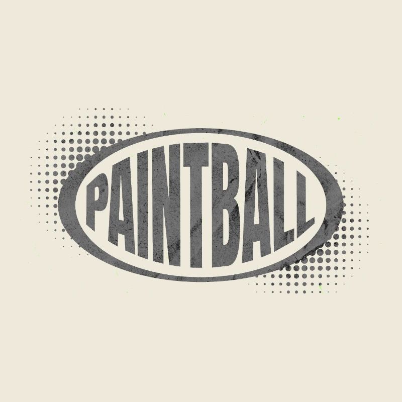 Oval Paintball logo with dots