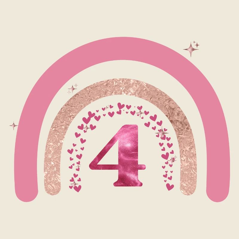 4. Geburtstag Regenbogenrose