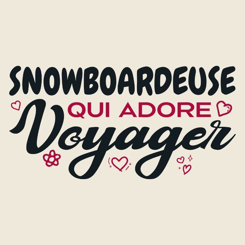Snowboardeuse globe-trotteuse passionnée de voyage