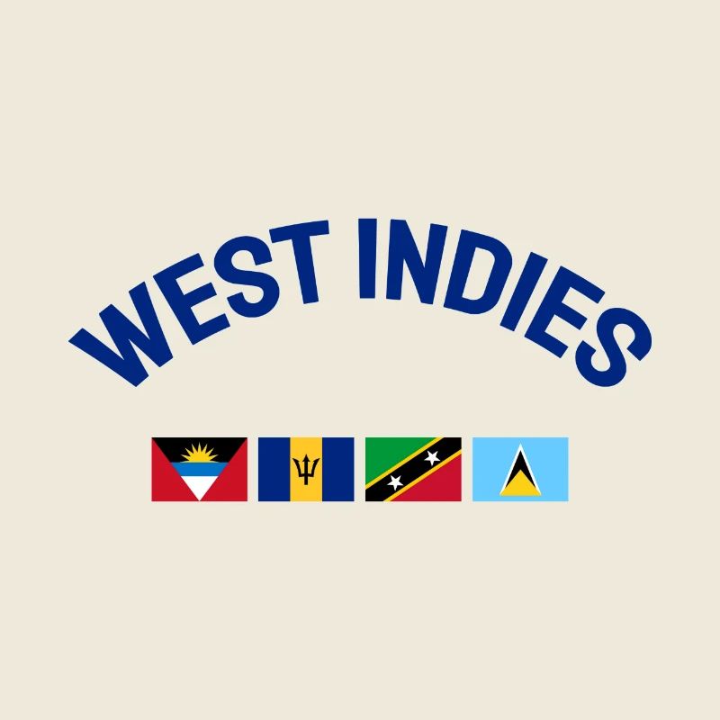 Drapeaux des Antilles - Karibik - Caraïbes - Flaggen
