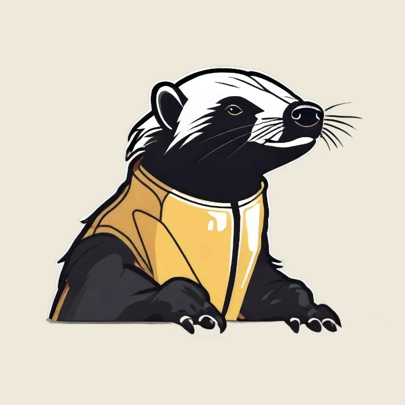 Cute and cool badger