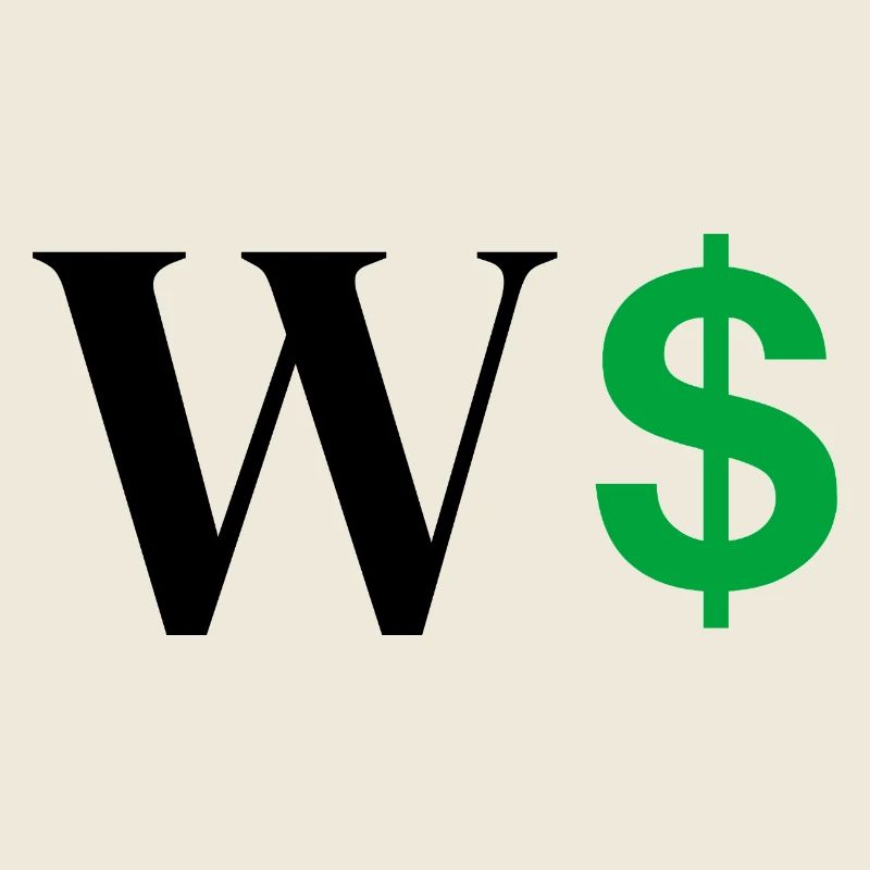 Lettre w dollar