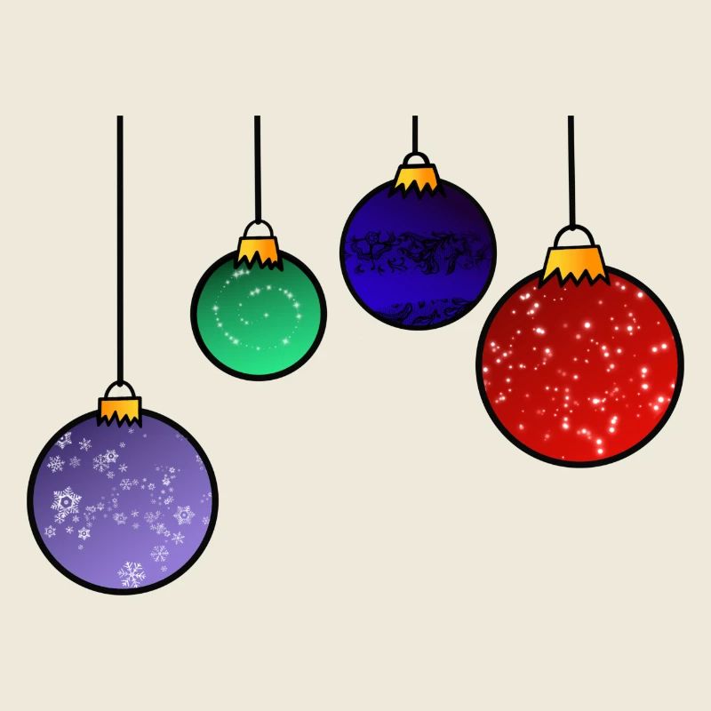 Christmas tree baubles - Christmas decoration