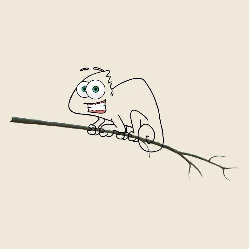 Camouflaged Chameleon