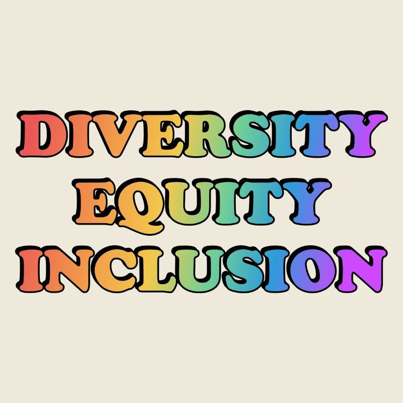 Diversity Equity Inclusion Rainbow LGBT Pride
