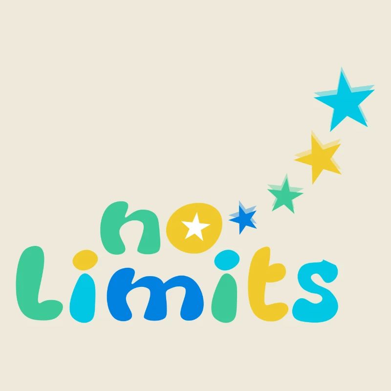 Pas de limites Bleu-Vert