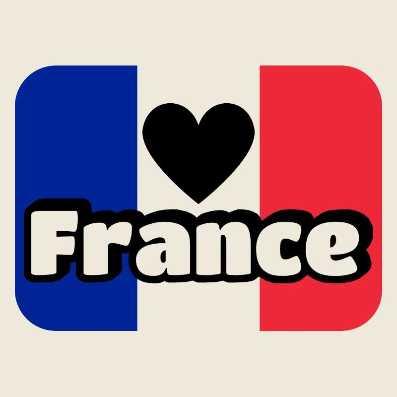 French flag blue white red