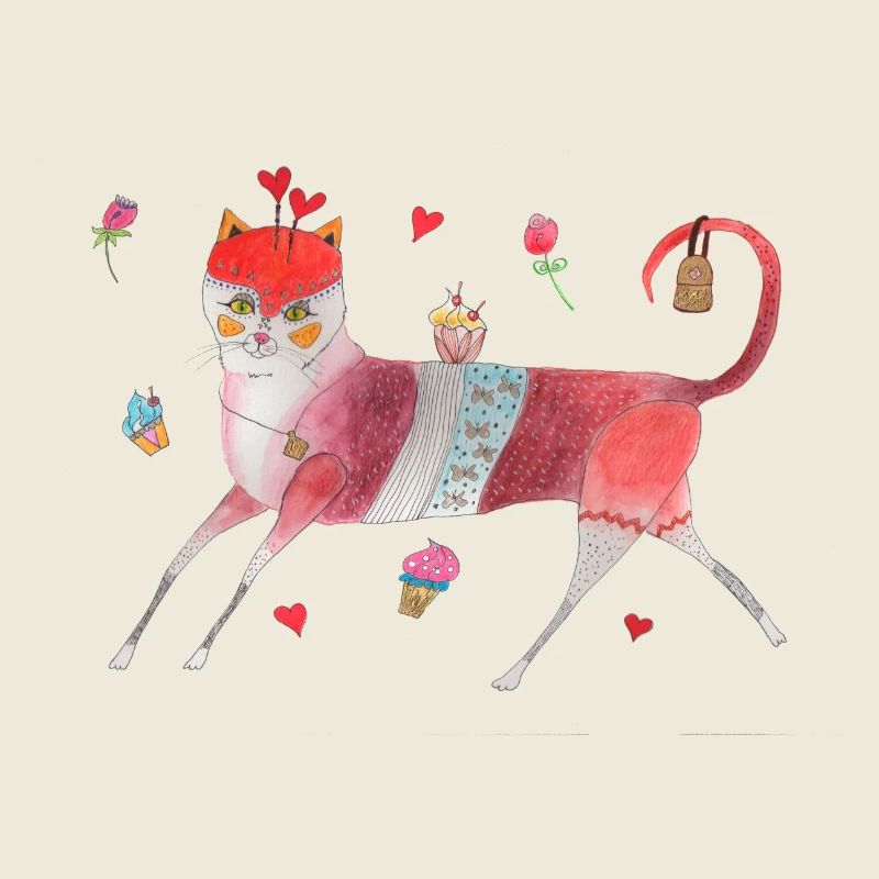 Shopper Katze