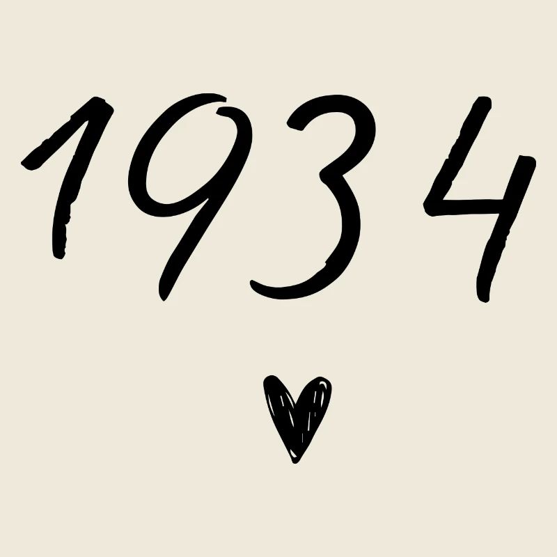 1934 coeur anniversaire