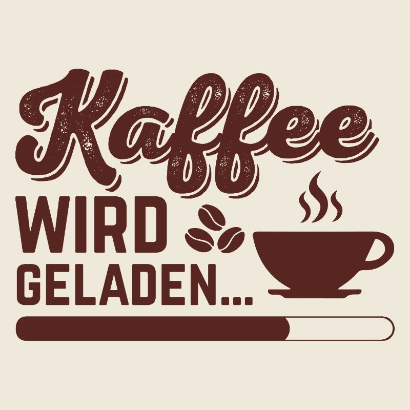 Kaffee wird geladen