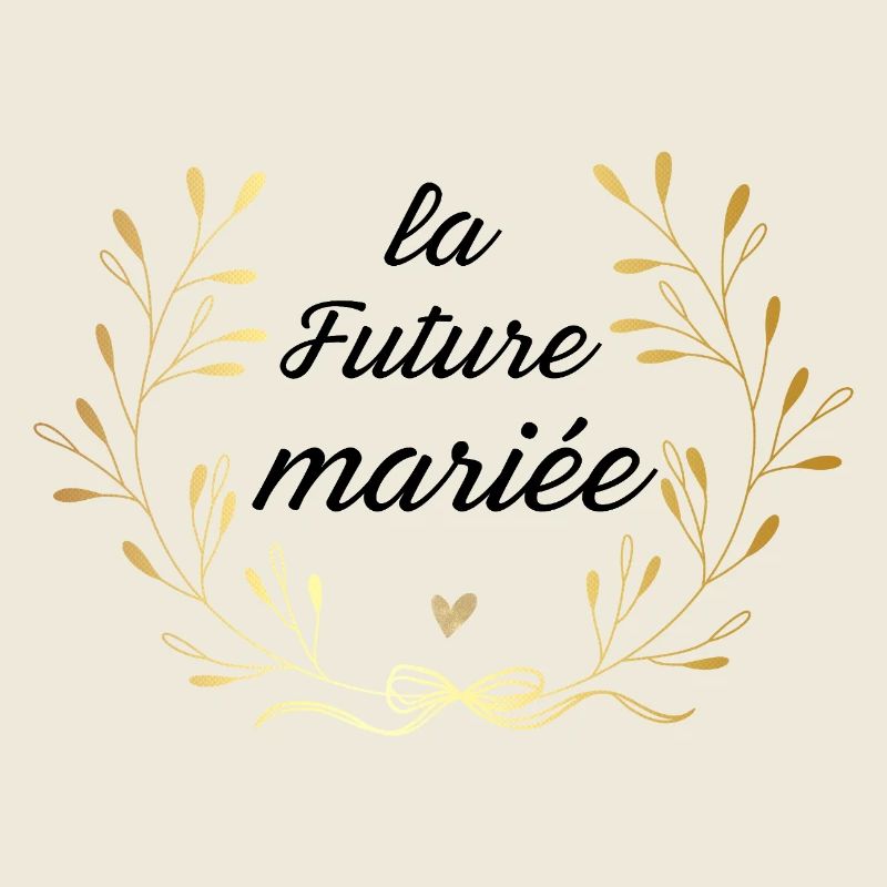 la future mariée couronne doré