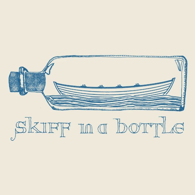 skiff in a bottle