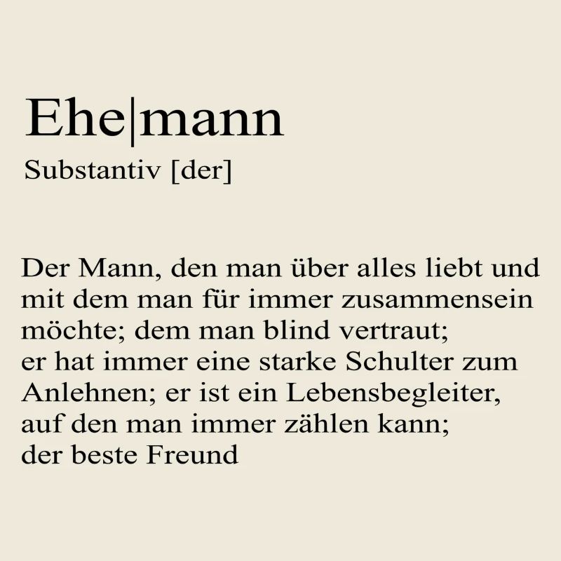 Ehemann Definition bester Freund