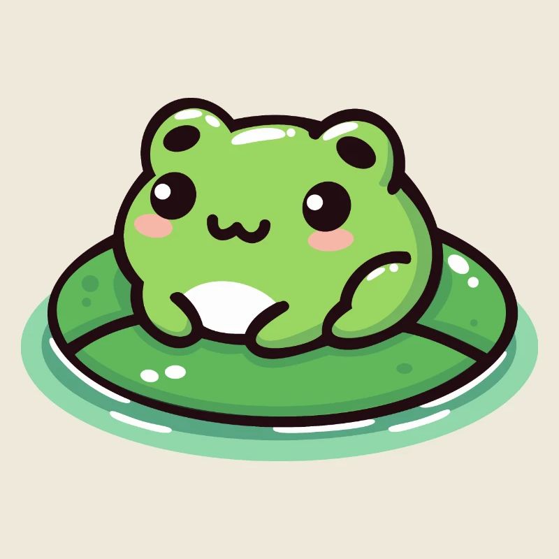 Grenouille sur Lilypad : Tout simplement adorable