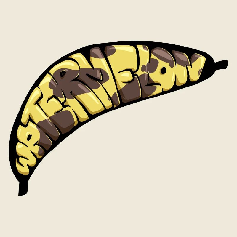 Bananen-Wassermelonen-Graff