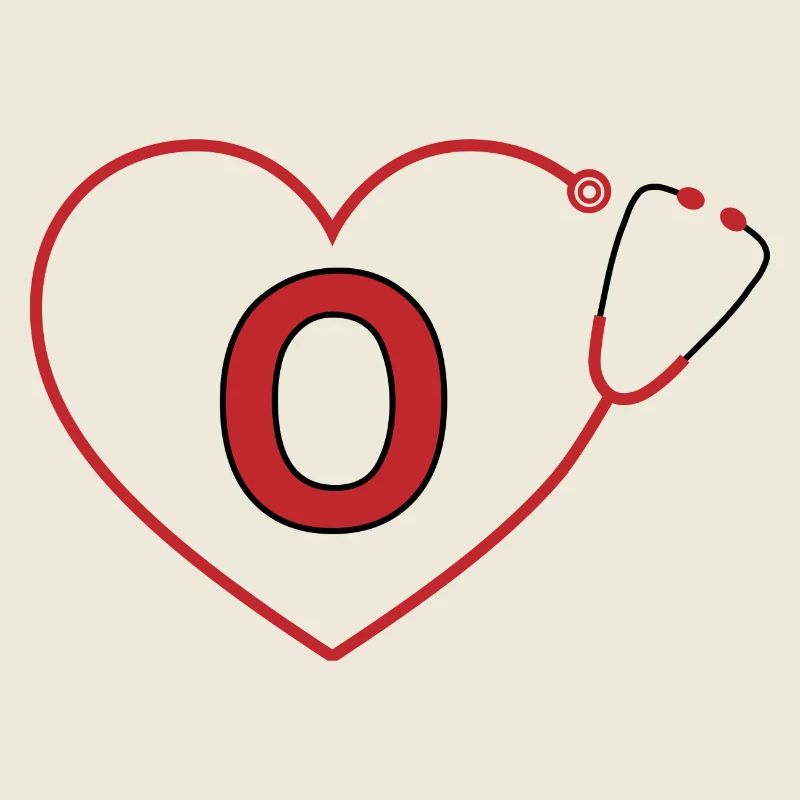 Buchstabe o Stethoskop