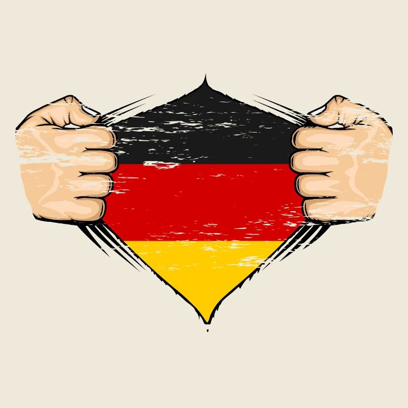 Deutschland Flagge Design used